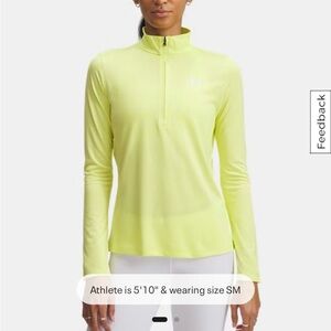 Under Armour Women's Bright Yellow Long Sleeve Tee